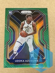 2020-21 Panini Prizm Udoka Azubuike RC #267 Green Prizm Rookie Utah Jazz